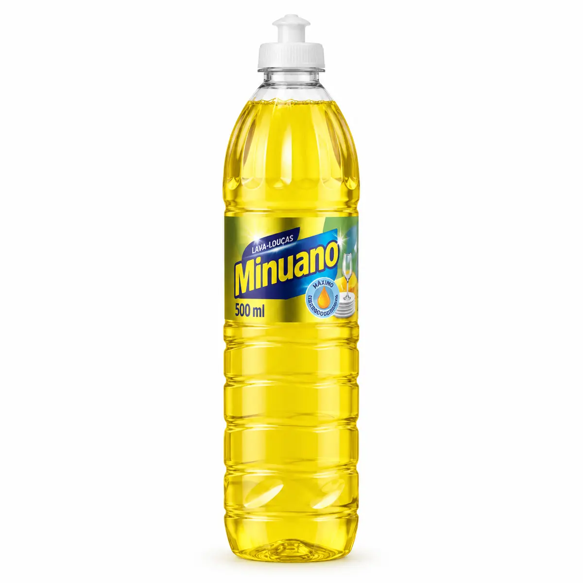 Detergente Minuano Neutro amarelo 500 ml