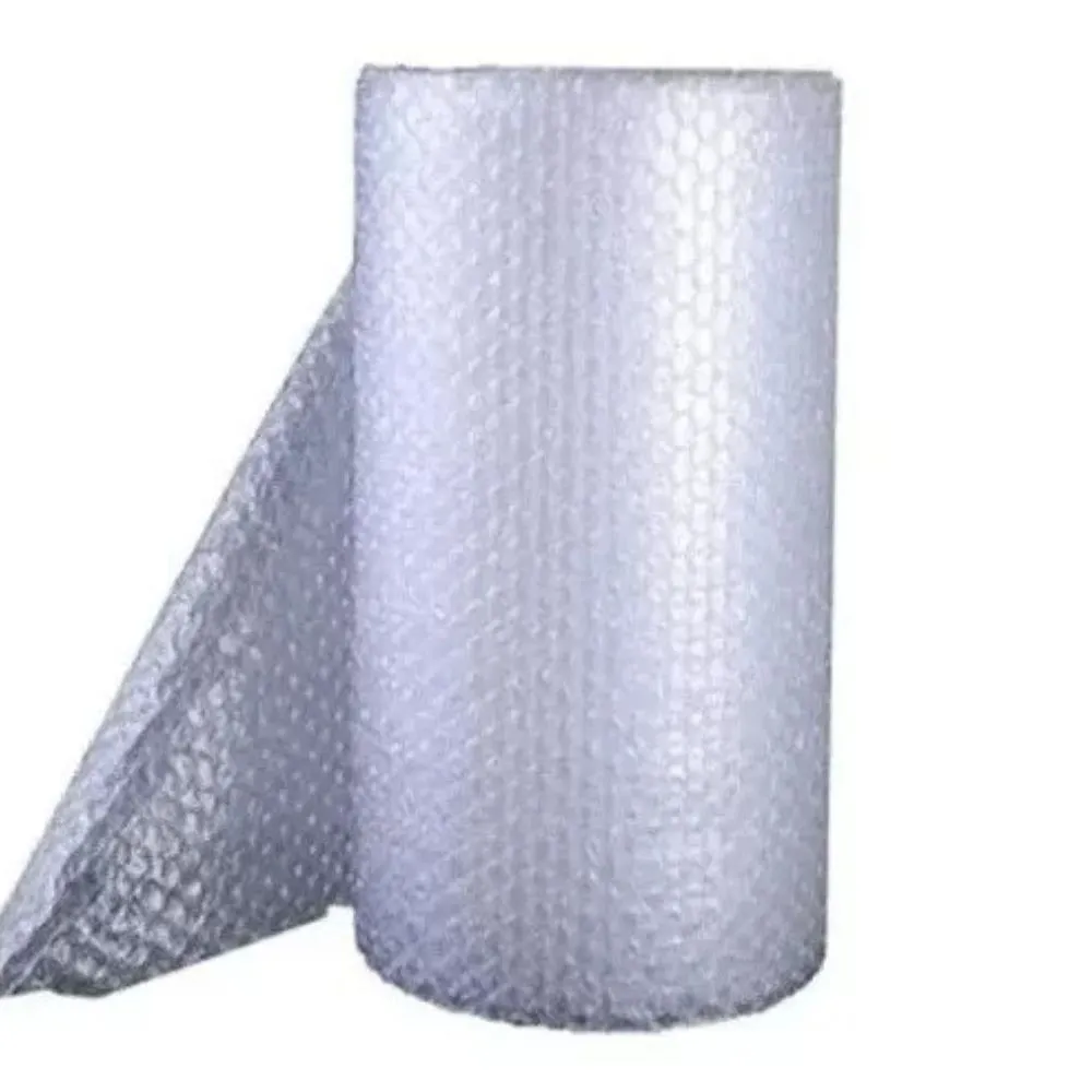 Rolo de plástico bolha transparente para proteção de produtos